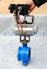 氣動V型調節球閥的優點多多